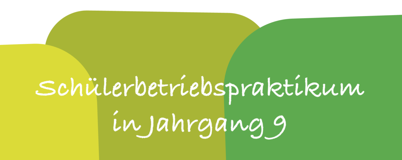 Durchführung des Schülerbetriebspraktikums in Jahrgang 9 vom 1. bis 19. März 2021