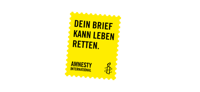 Briefmarathon von Amnesty International
