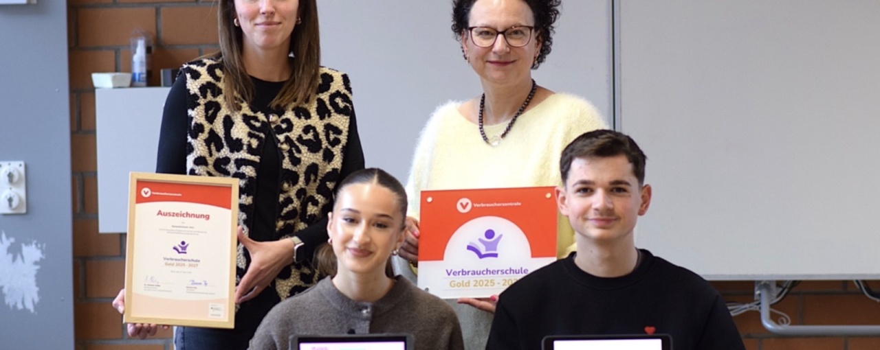 Auszeichnung als „Verbraucherschule Gold“ 2025–2027